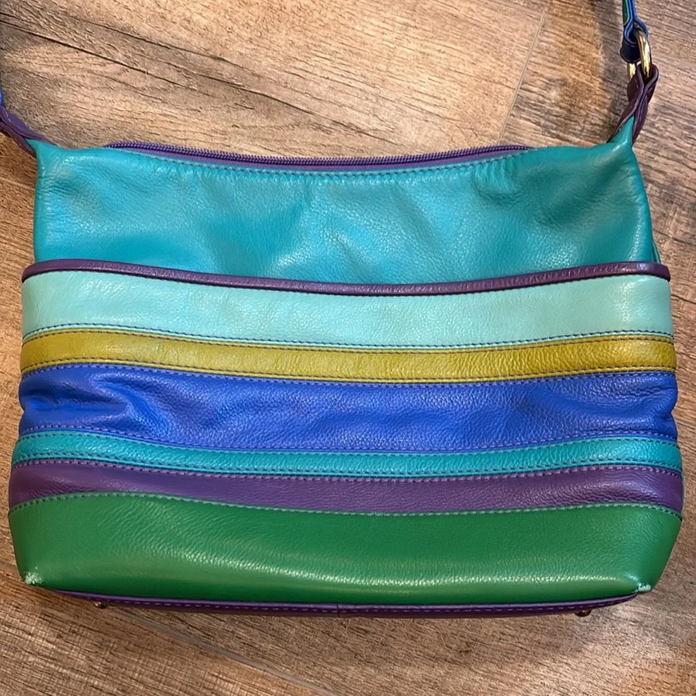 ili New York genuine‎ leather purse women’s crossbody